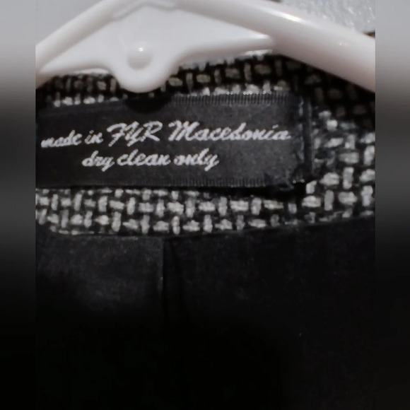 GIANFRANCO RUFFINI men's 46 R cashmere blend herringbone blazer Italy - Picture 7 of 13